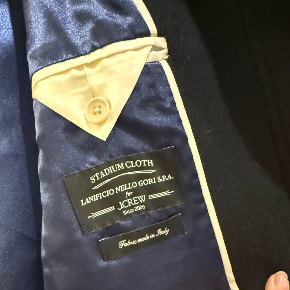 J.CREW *NWT* Nello Gori Toscana coat in Italian stadium-cloth wool blend - Picture 4 of 5